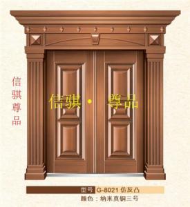 非标仿铜门